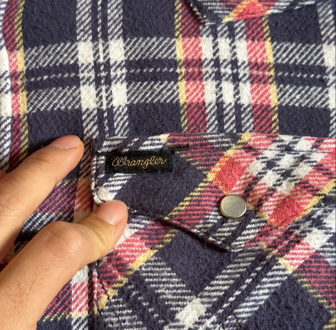 랭글러 웨스턴 플란넬 셔츠 상품이미지4