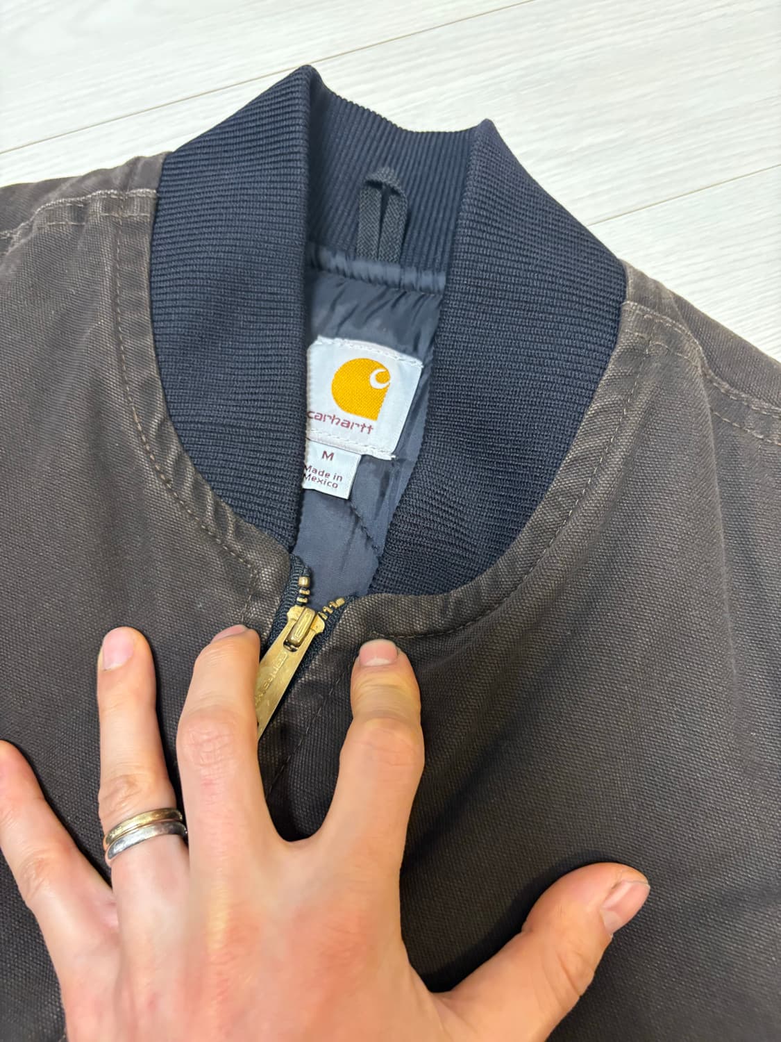 칼하트 덕 베스트 브라운 M (100-103) 상품이미지2