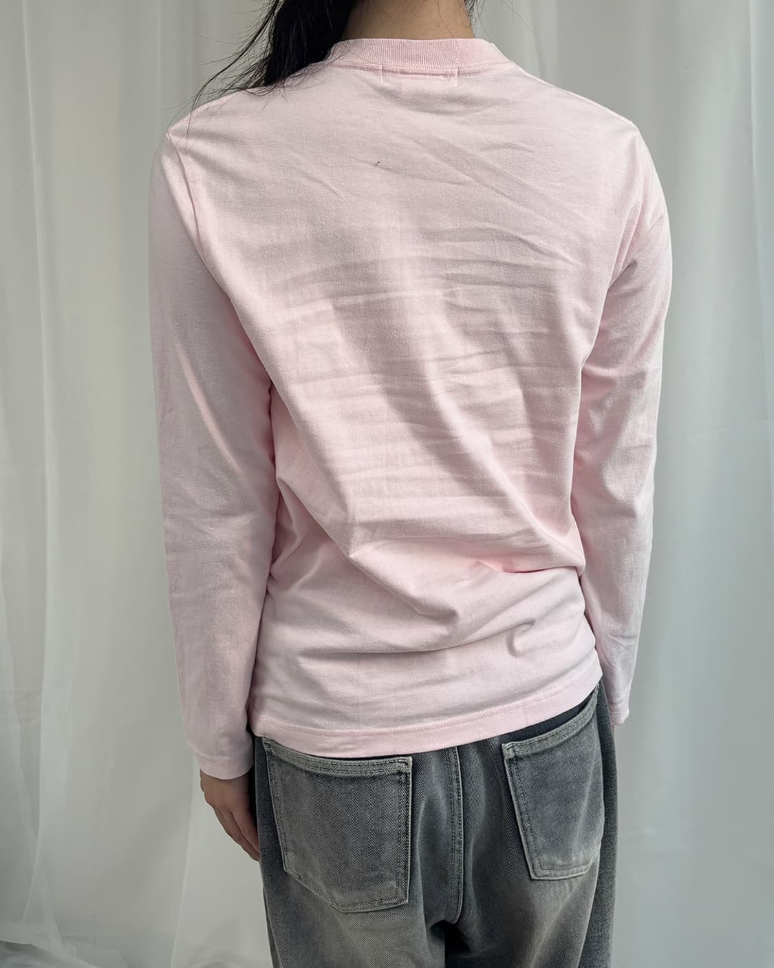 TOKYO CULTUART by BEAMS 그래픽 핑크 긴팔티 상품이미지9