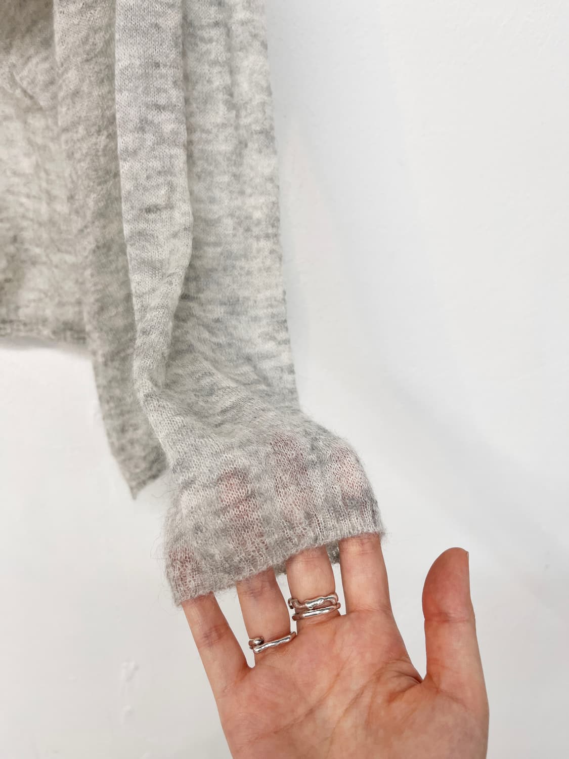  NOEUD limited edition 모헤어 니트 가디겅 상품이미지7