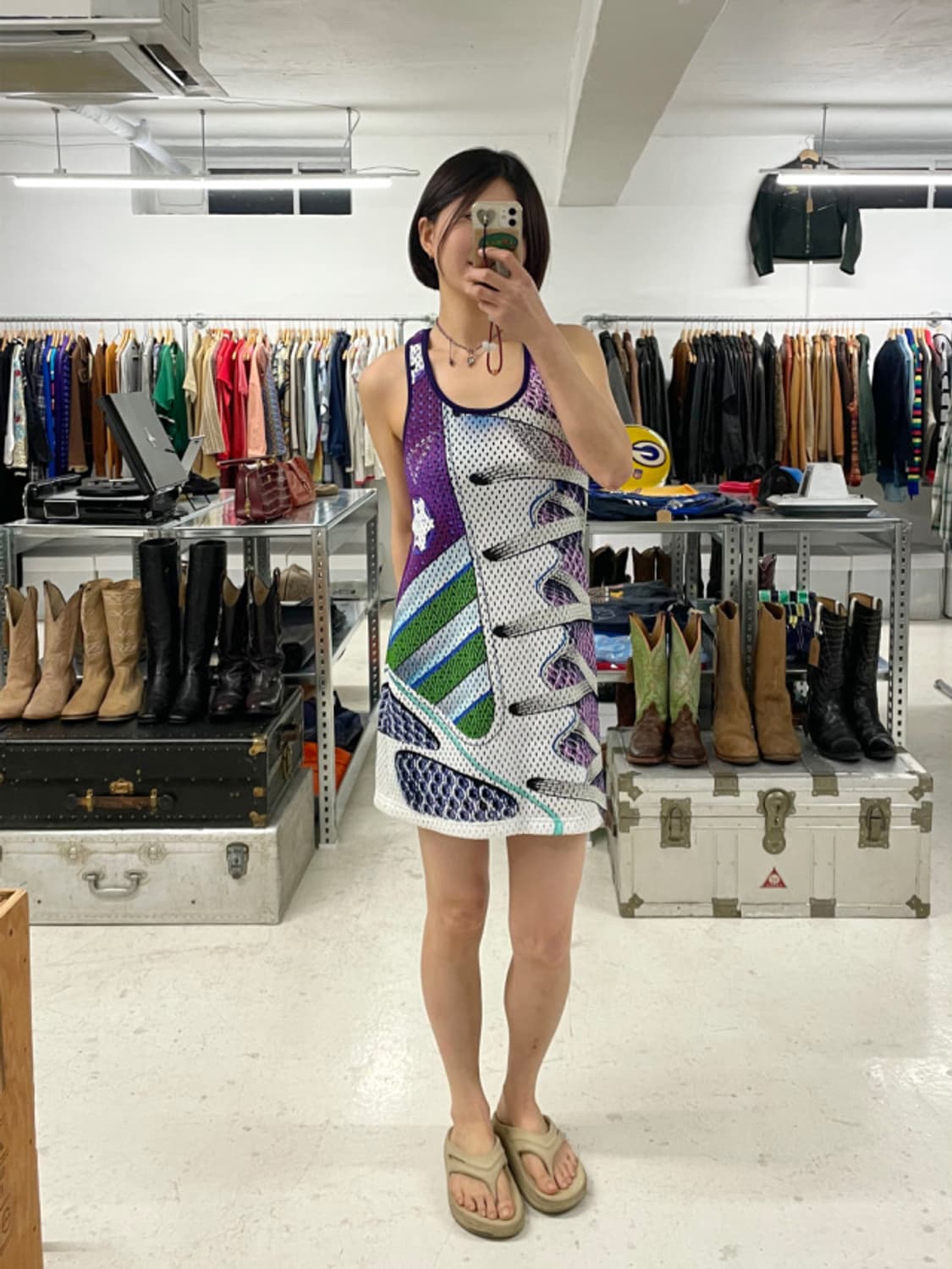 Adidas x Mary Katrantzou tank dress 상품이미지1