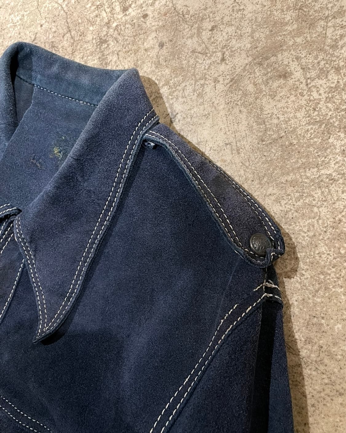 70’s 스웨이드 레더 자켓 (B5127) 상품이미지4