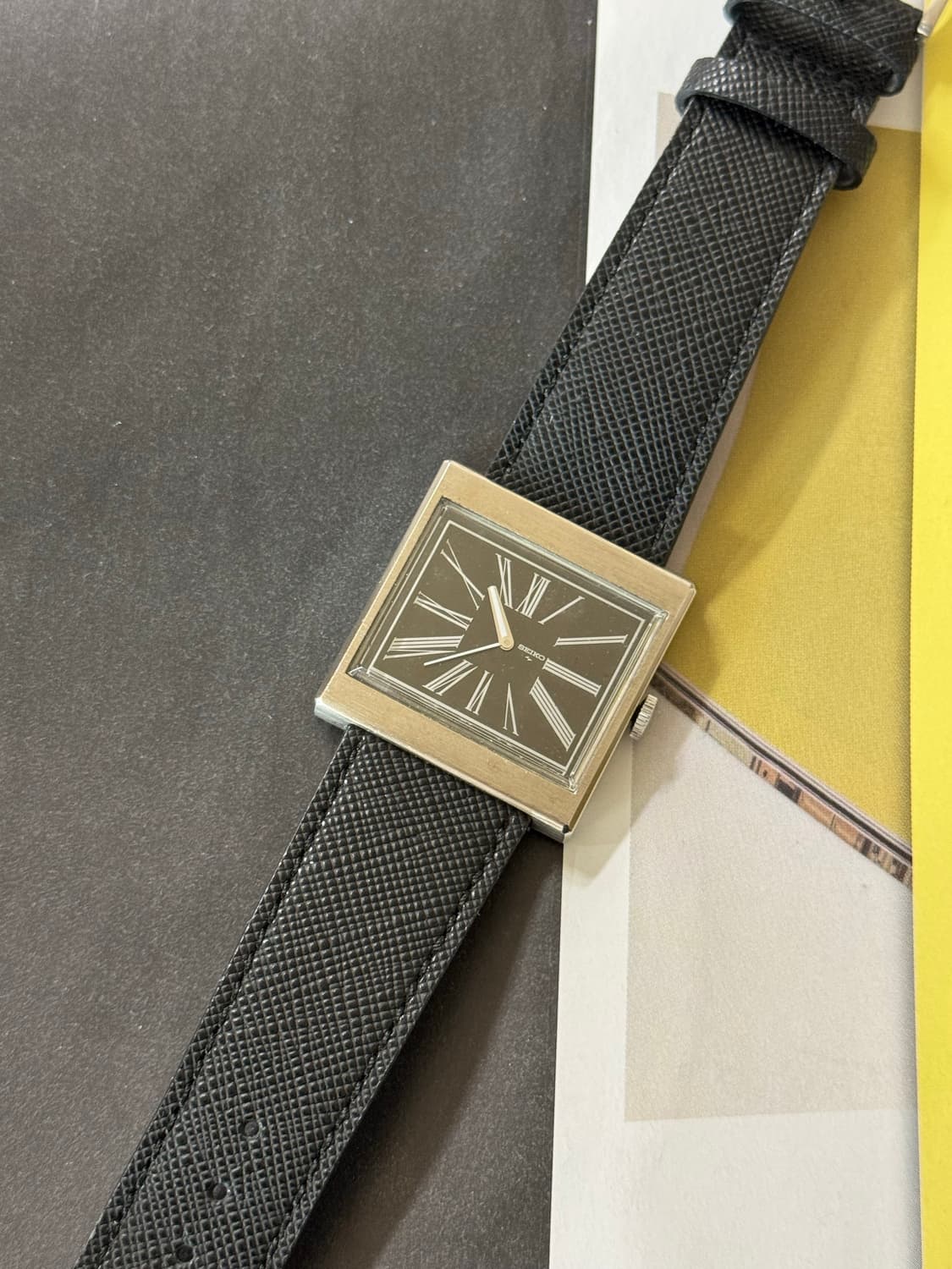 69s Seiko big square automatic Rare 상품이미지1