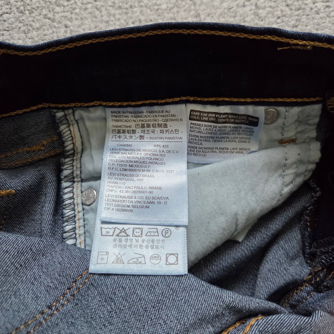 Levi's 리바이스 711 데님팬츠 청바지 26-27 상품이미지4