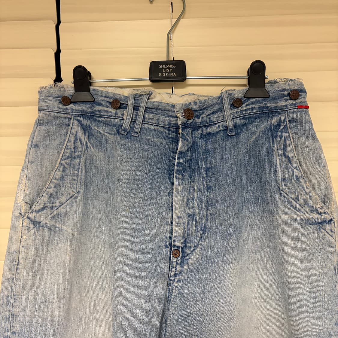 아나크로놈 ANACHRONORM 빈티지 워시드 데님 청바지 W32 상품이미지3