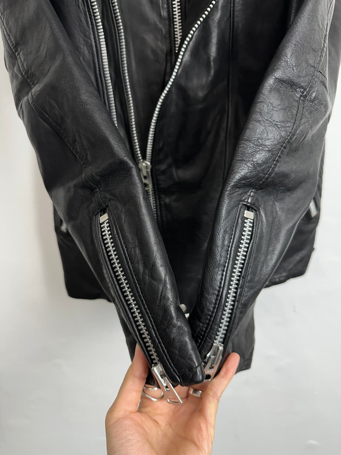 Nano Universe Asymmetric Double-Zip Lamb 상품이미지4