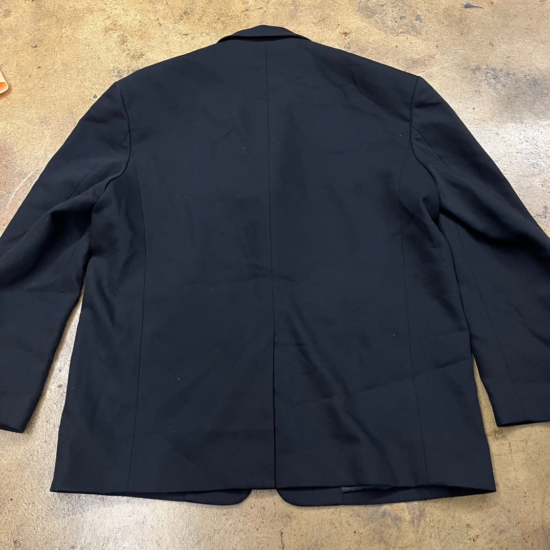 [정품/M] 인사일런스 블랙 더블 브레스티드 코트 b8 상품이미지4