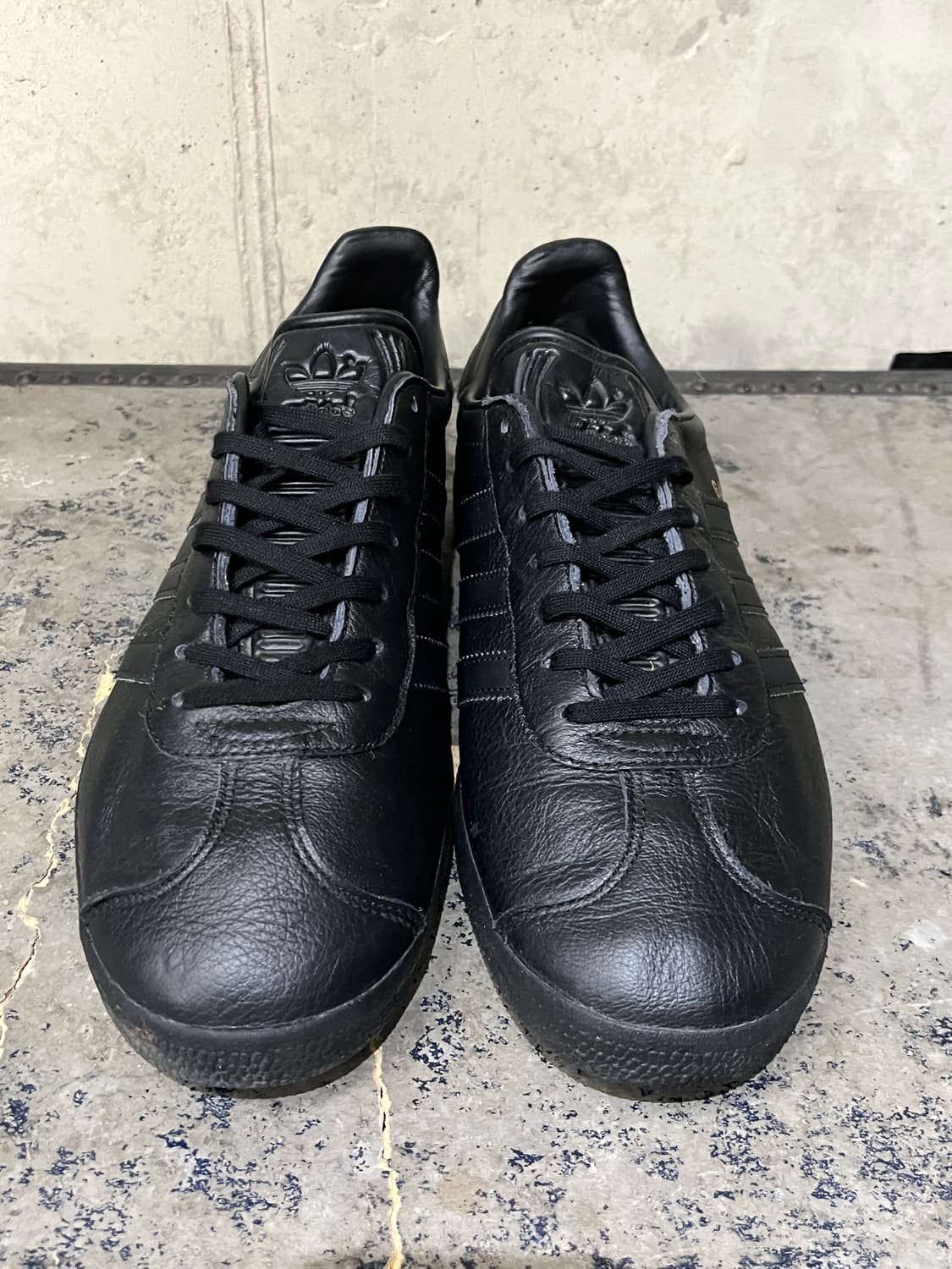 ADIDAS Gazelle Leather Black 상품이미지5