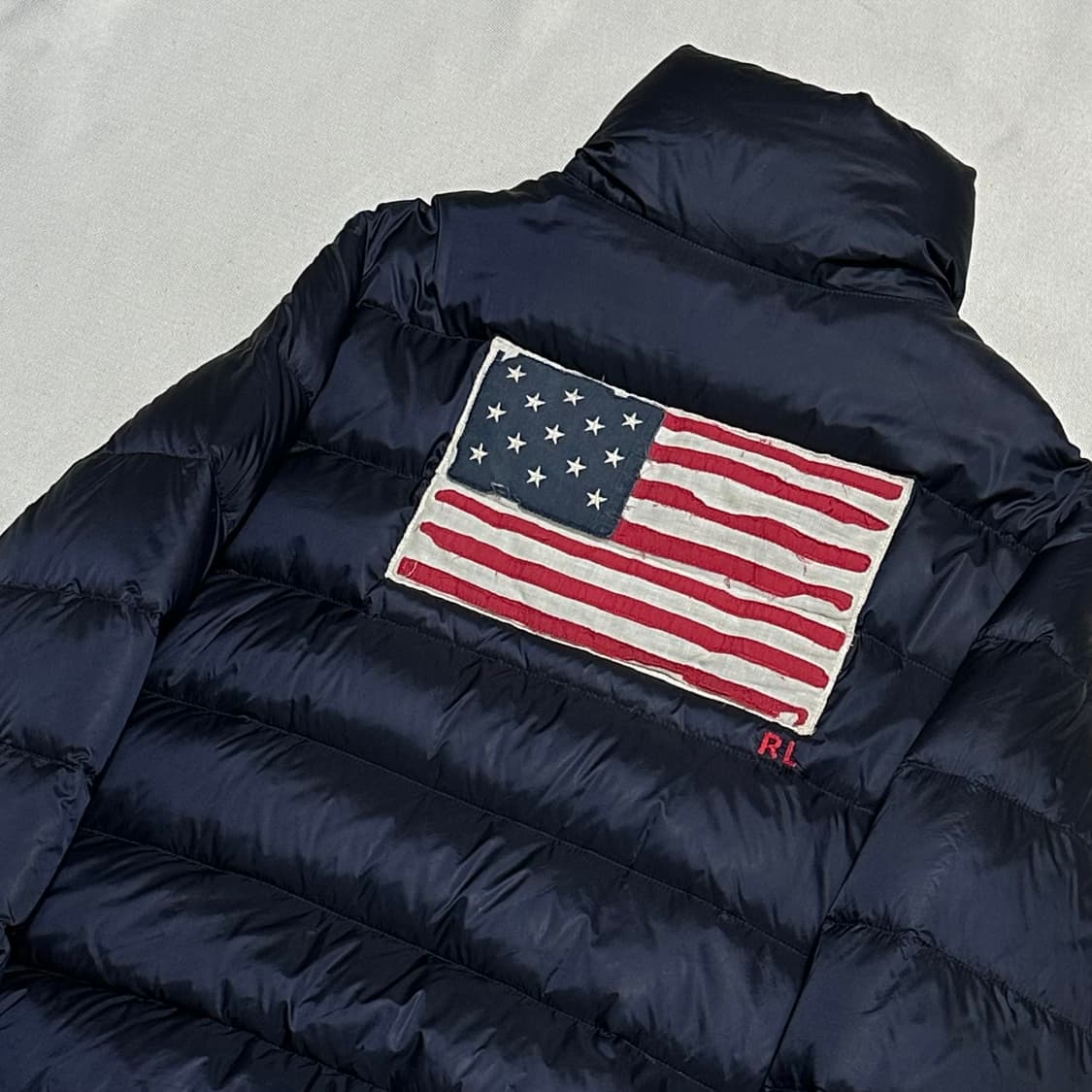 M 폴로랄프로렌 성조기 구스다운 네이비 패딩 상품이미지1