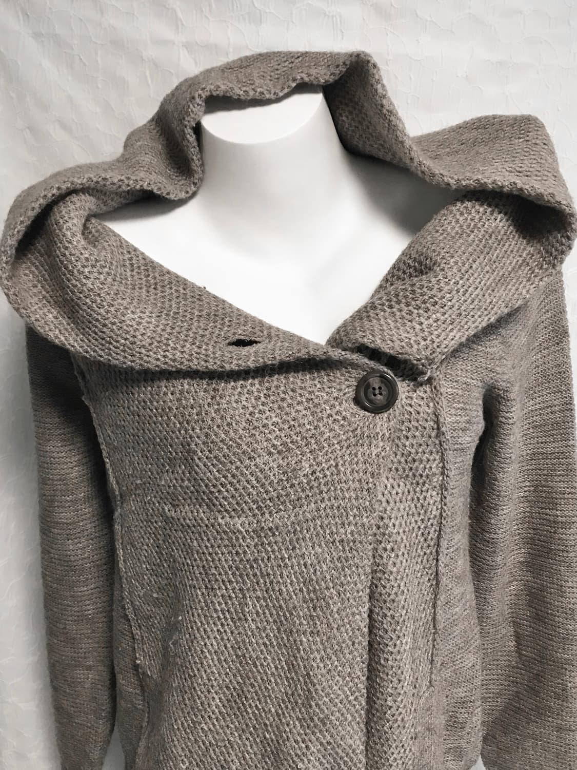 빈티지 니혼진 너드 버튼 후드 가디건 상품이미지4