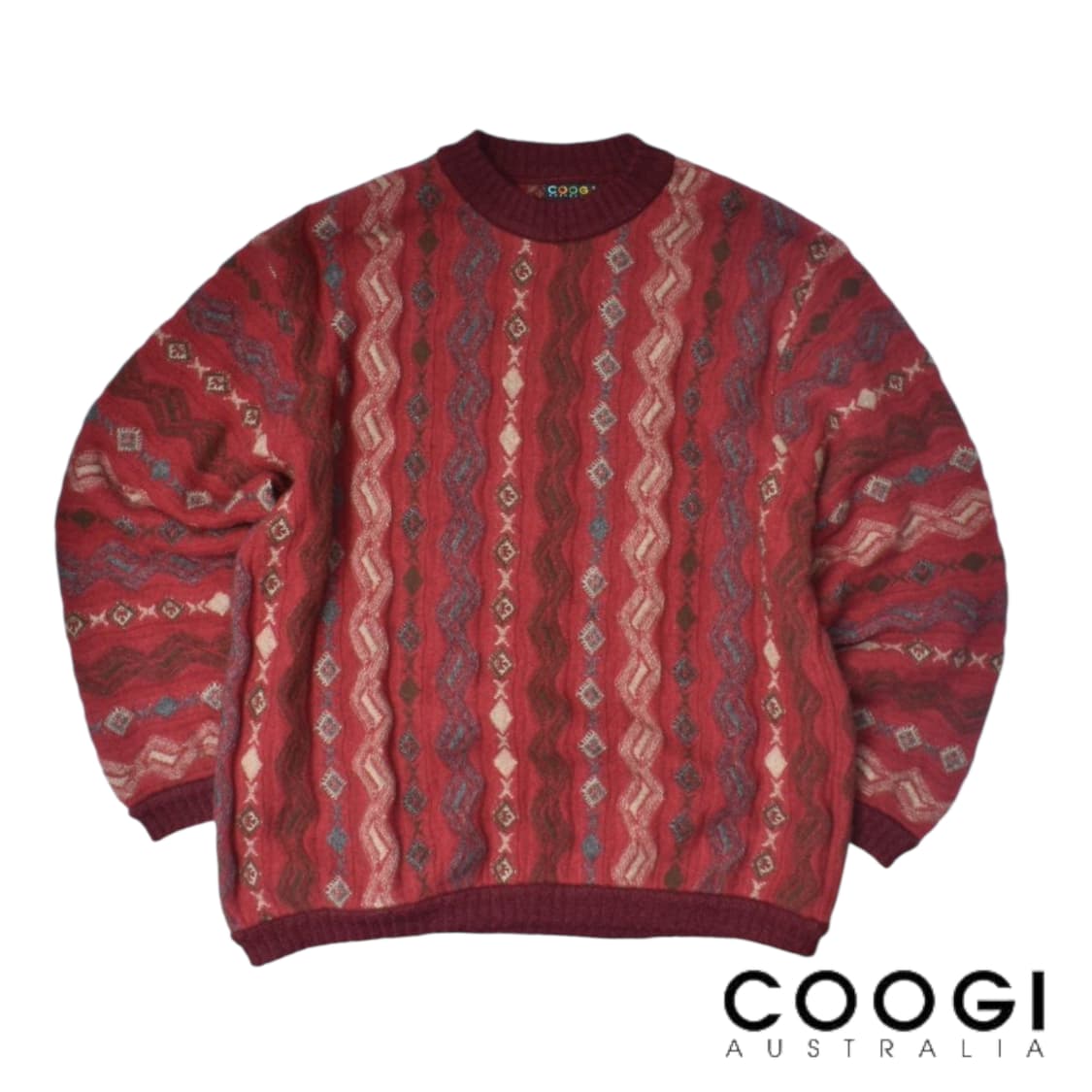 COOGI 오스트레일리아 케이블 울니트 스웨터 L 상품이미지1