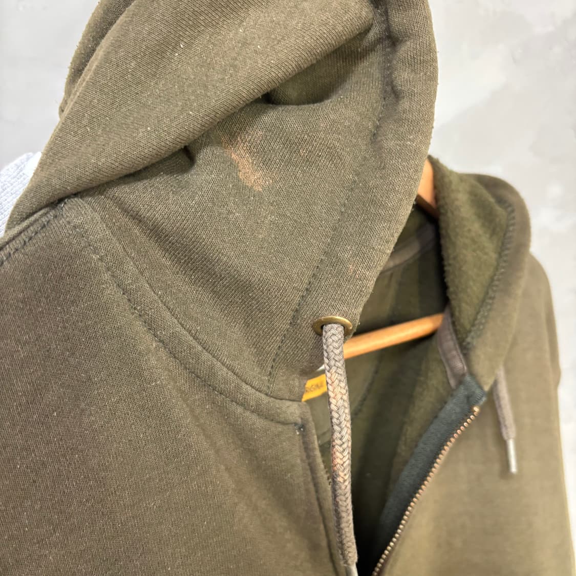 칼하트 미드웨이트 후드집업 카키 상품이미지4