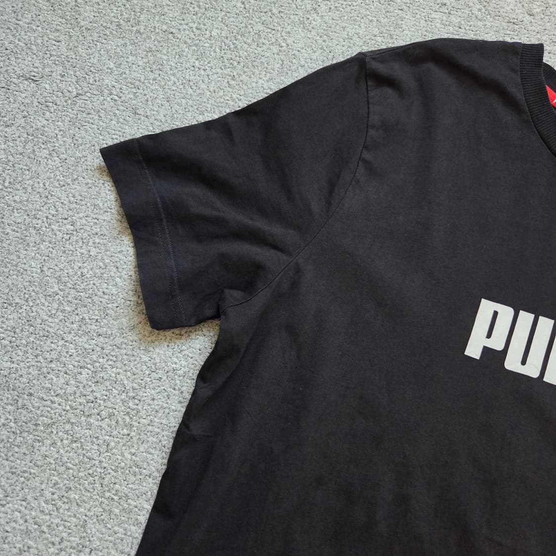 Puma 푸마 블랙 반팔 티셔츠 L-XL(100-105) 상품이미지3