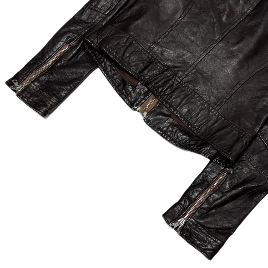 Kosmika vera pelle leather jacket 상품이미지6