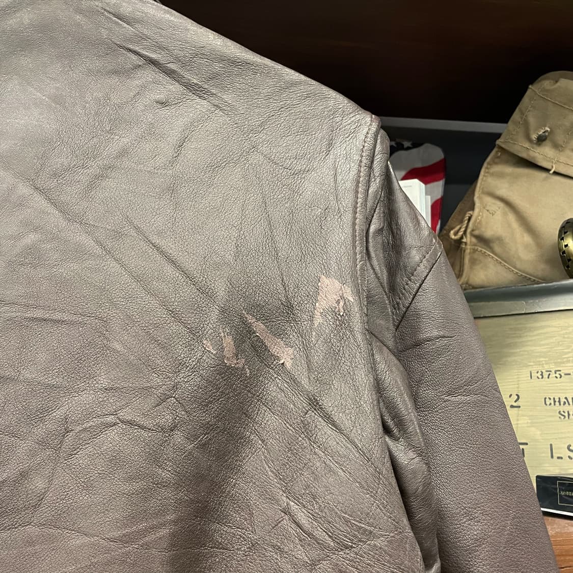 90s Brummell 파리 리얼 레더 자켓 상품이미지9