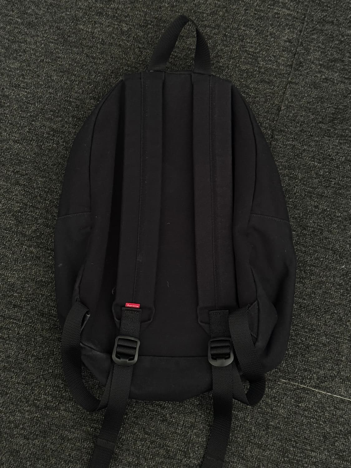 슈프림 캔버스 백팩 블랙 상품이미지2