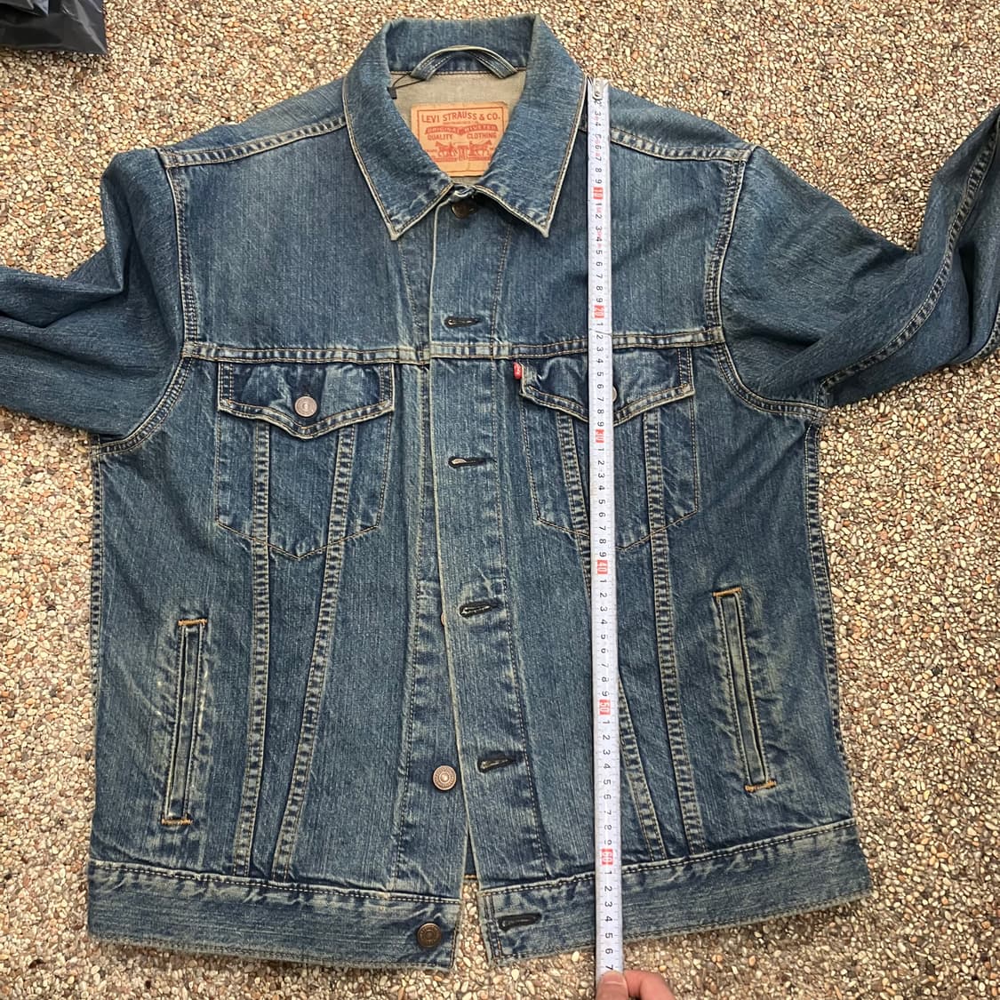 35 리바이스 데님 청자켓 빈티지 상품이미지7