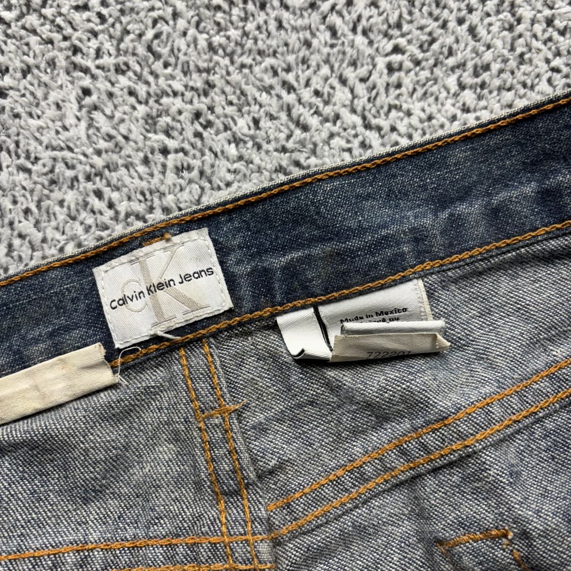 캘빈 클라인 데님 미니 스커트 상품이미지4