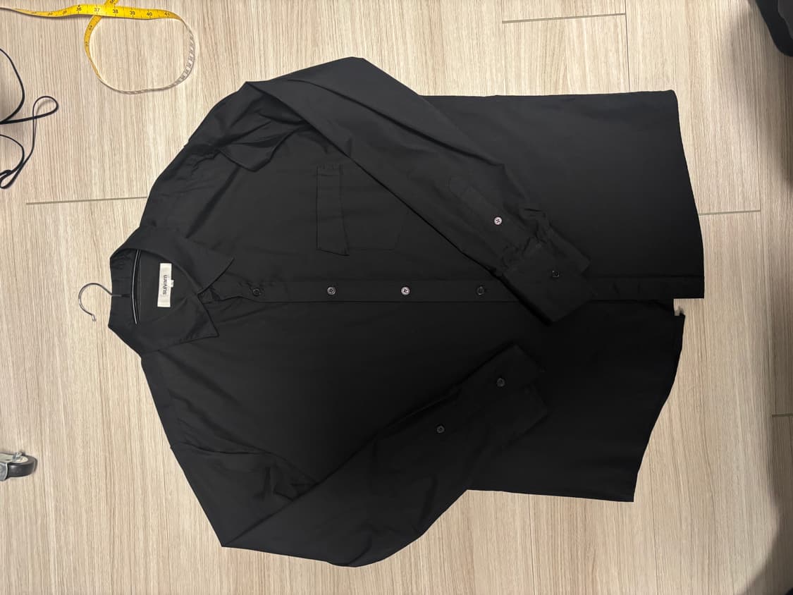 설밤 비대칭 셔츠 상품이미지6