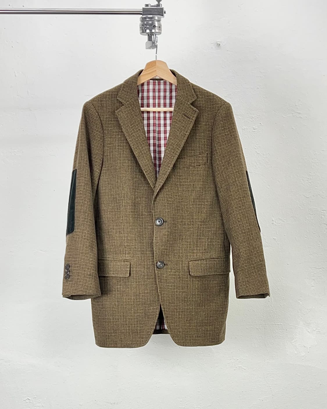 간트 해링본 브레스티드 트위드 2b 클래식 블레이저 상품이미지1