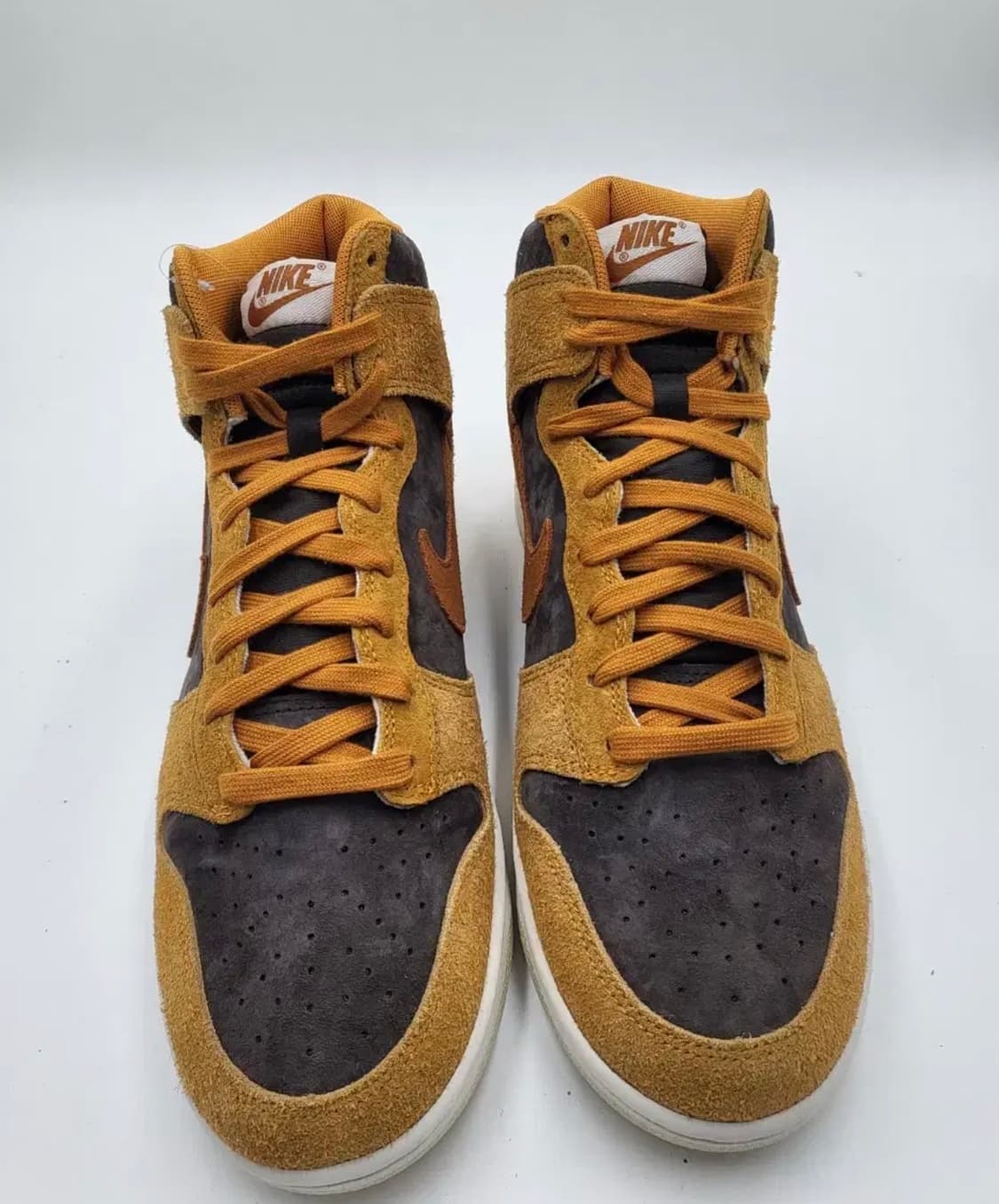 나이키 덩크하이 다크커리 270 솔닷 케어 완료 상품이미지1