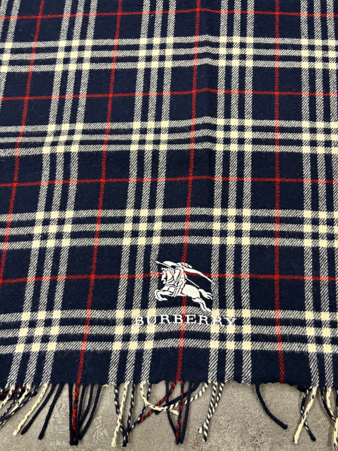 버버리 런던 기마로고 블랭킷 상품이미지5