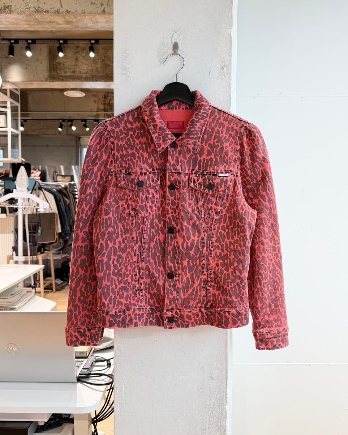 마더 핑크 더 퍼피 브루저 데님 트러커 자켓 상품이미지2