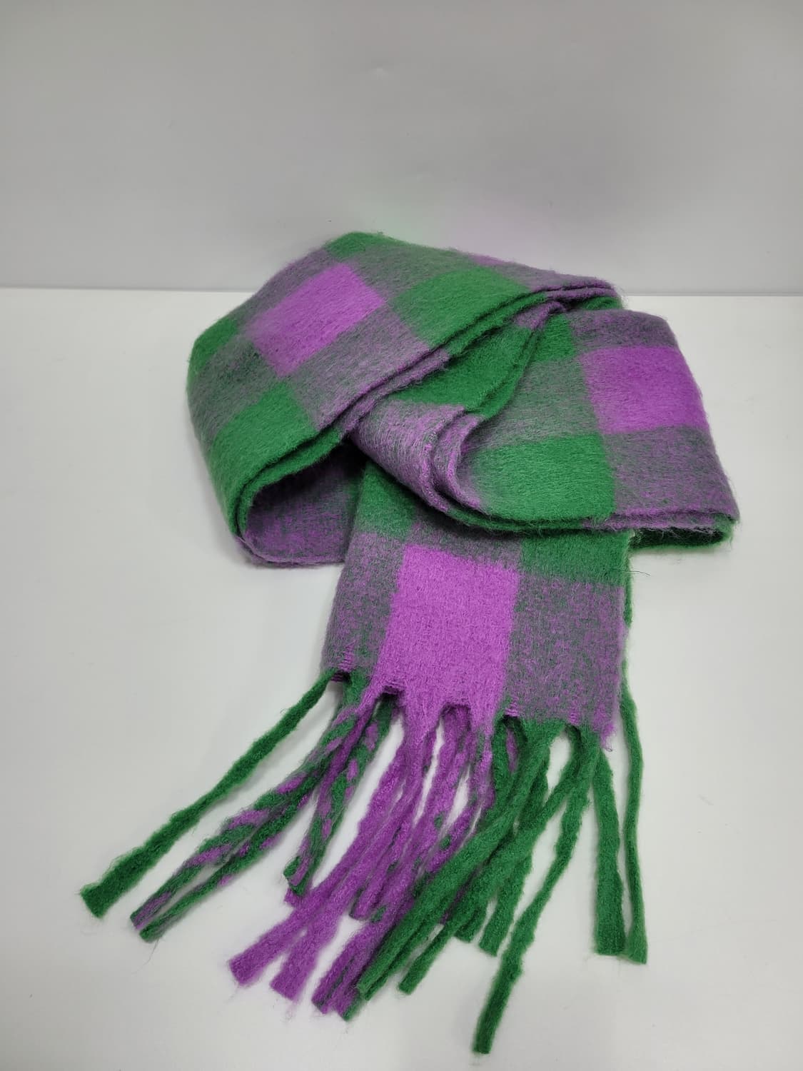 써스데이아일랜드 23FW 빅킹엄 체크 머플러 / 210x38
 상품이미지2