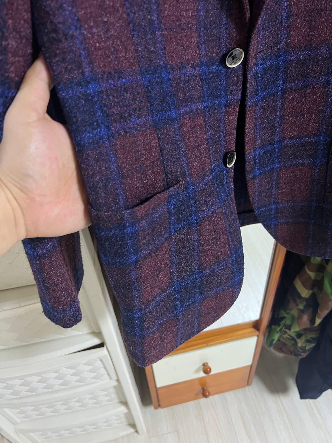 수트서플라이 하바나 울실크 빈티지 까노니코 자켓 상품이미지4