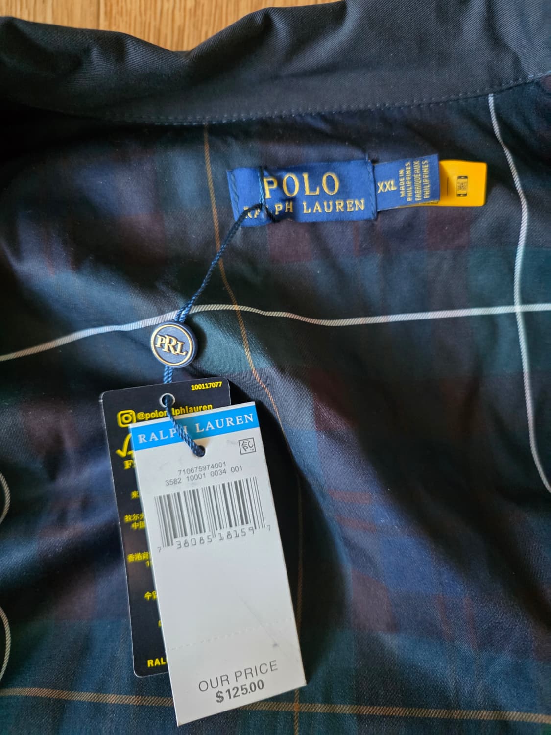 폴로 봄버자켓 네이비 2XL 상품이미지6