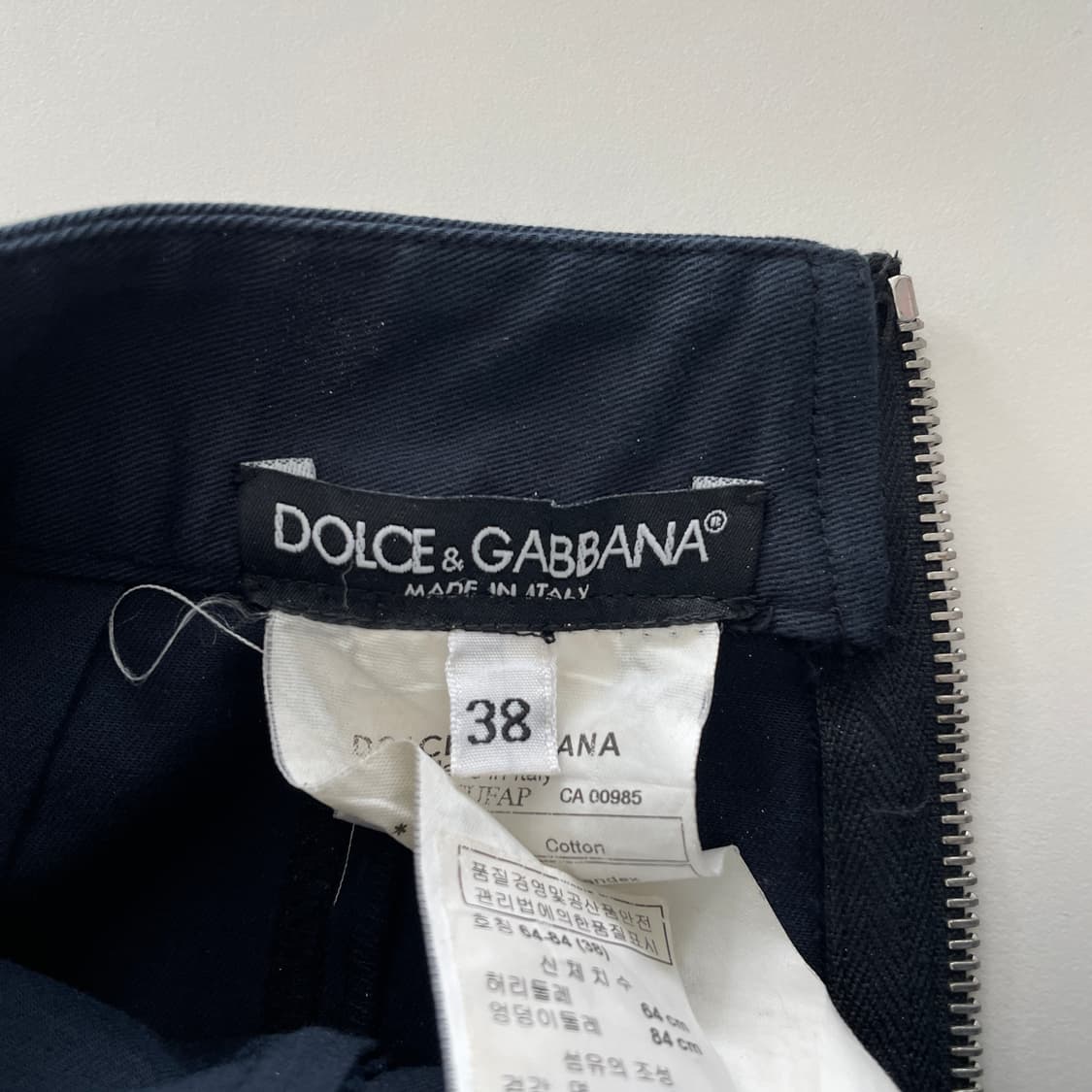 돌체앤가바나 네이비 미디 스커트 상품이미지8