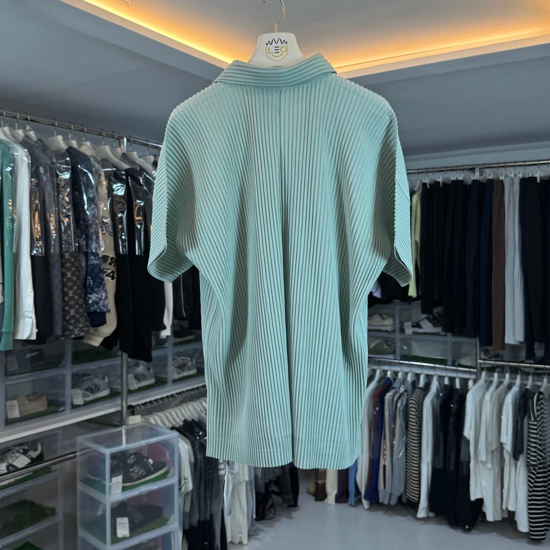 [리오브] 이세이미야케 옴므플리세 플리츠 반팔 셔츠 상품이미지2