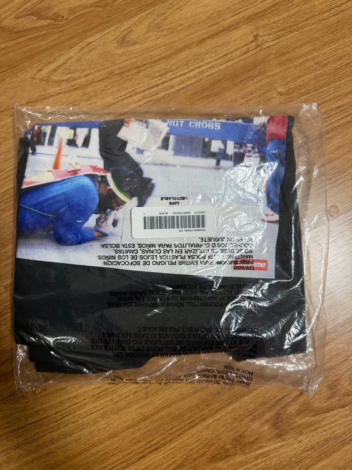 슈프림 트레이닝 크롤티 블랙 L 새상품  상품이미지4