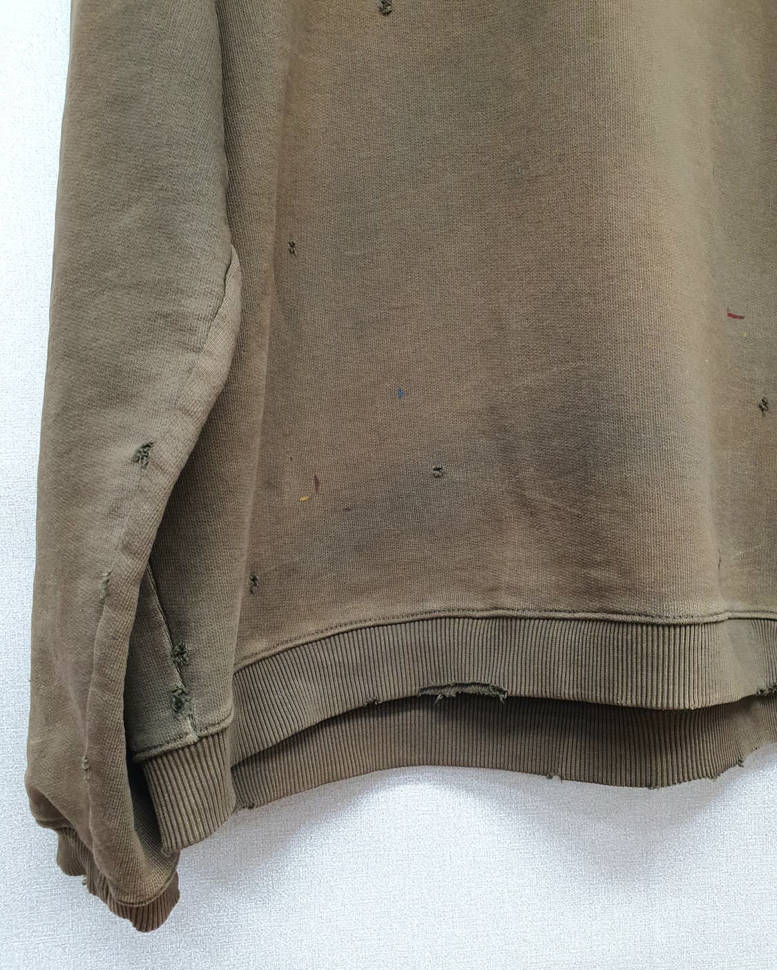 [☆추가작업☆]나이젤카본 맨투맨 빈티지 커스텀[하드워싱/썬페이딩/디스 상품이미지4