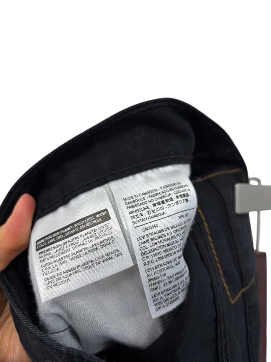 리바이스 화이트탭 511 블랙 (36)  상품이미지6