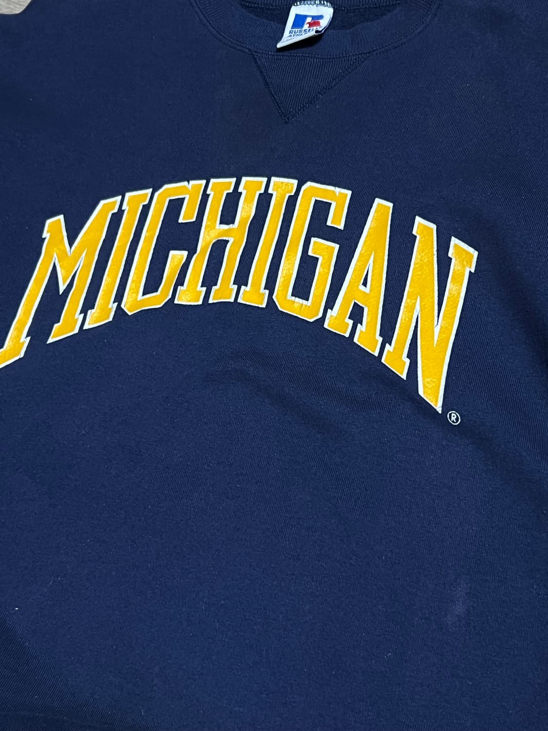 빈티지 90s 러셀 애슬레틱 미시간 맨투맨 상품이미지7