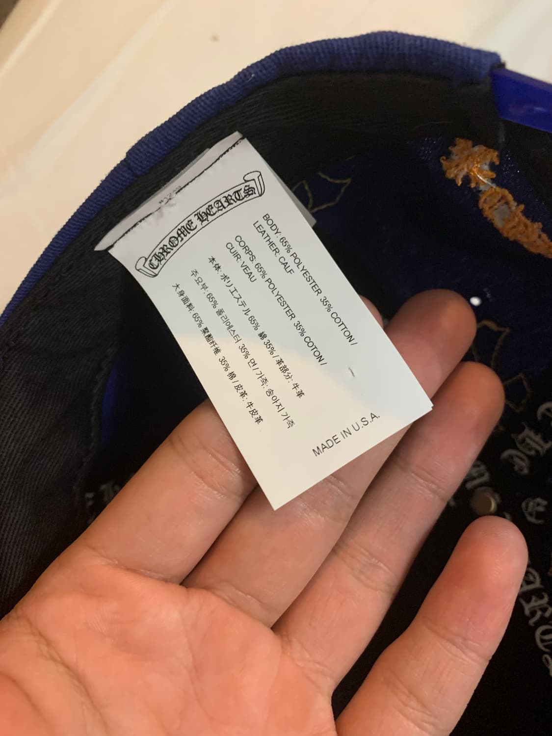 크롬하츠 크로스 패치 모자 상품이미지6