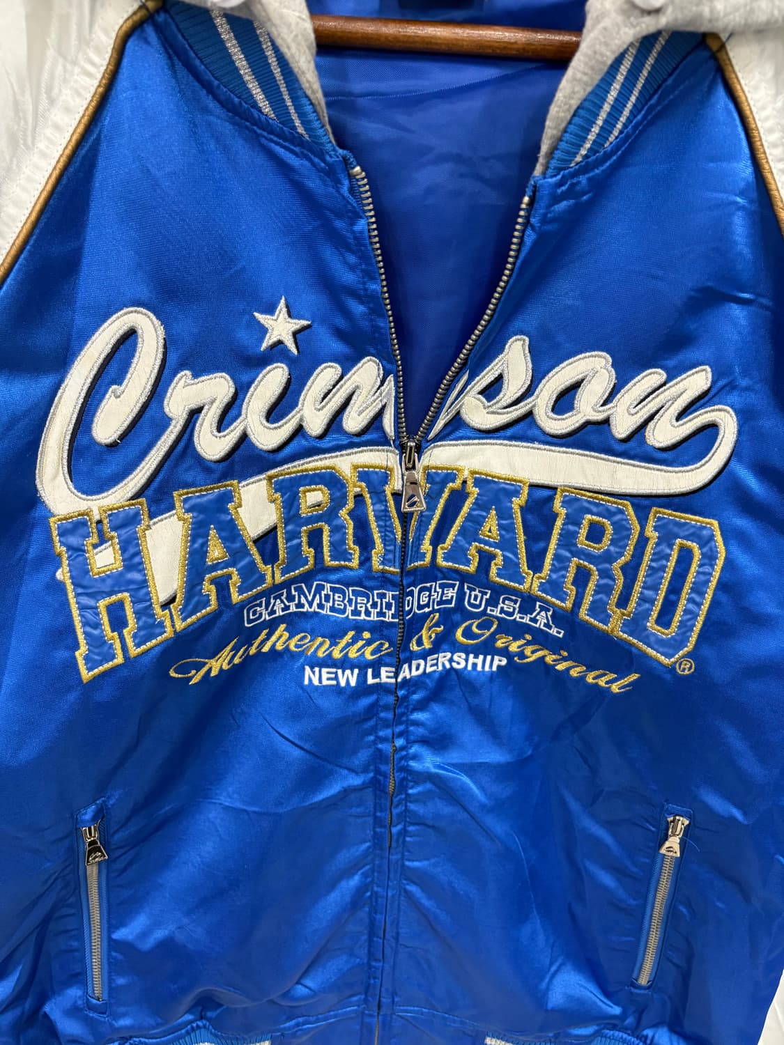 Harvard 바시티 후드 점퍼 상품이미지2