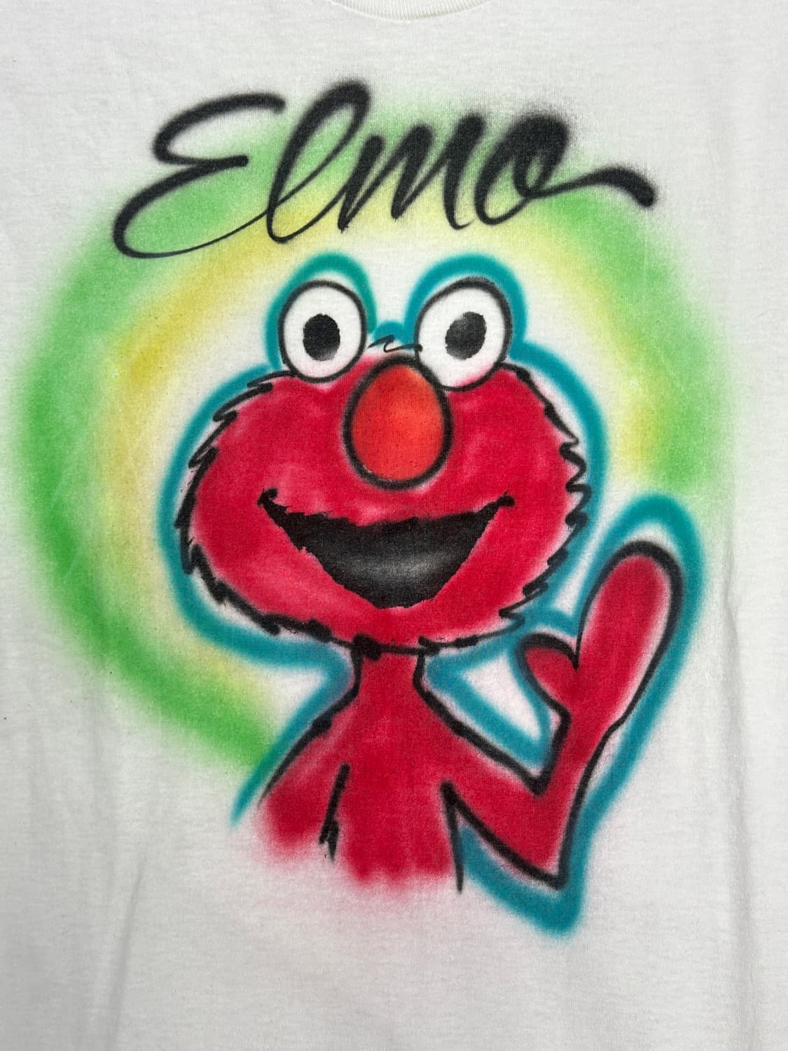 90s ELMO 카툰 티셔츠 L 상품이미지3