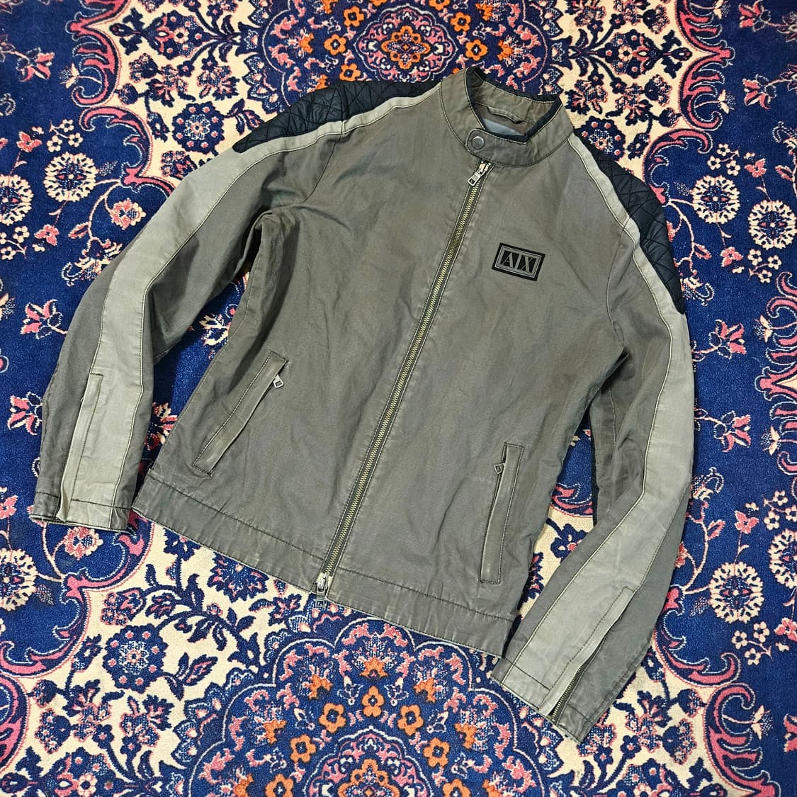 아르마니익스체인지 바이커 워크 집업자켓 상품이미지1