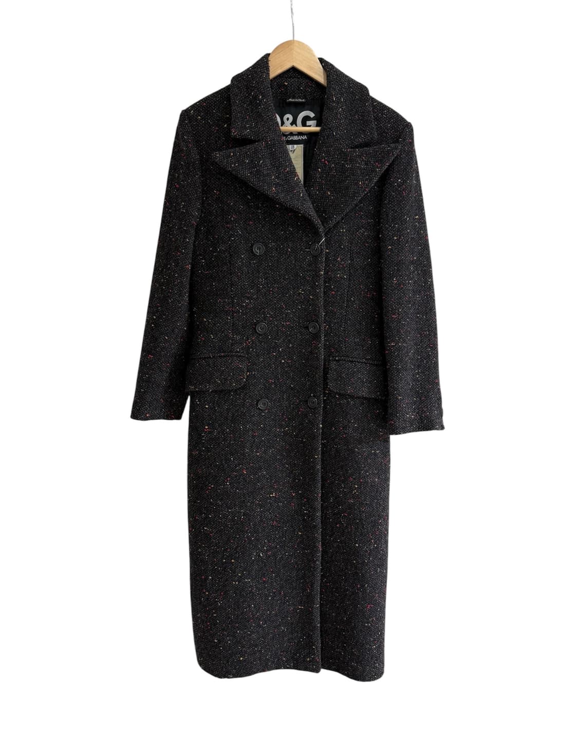 돌체앤가바나 90~00‘s 디퓨전 더블 브레스티드 울 혼방 쉐브론 코트 상품이미지1