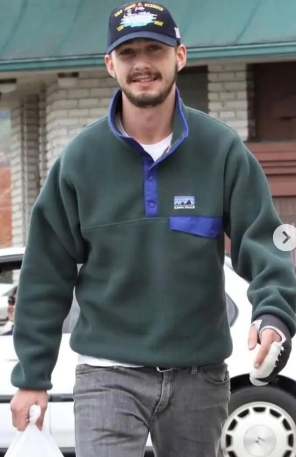 유니클로 후리스 하프집업 풀오버 올리브 상품이미지5