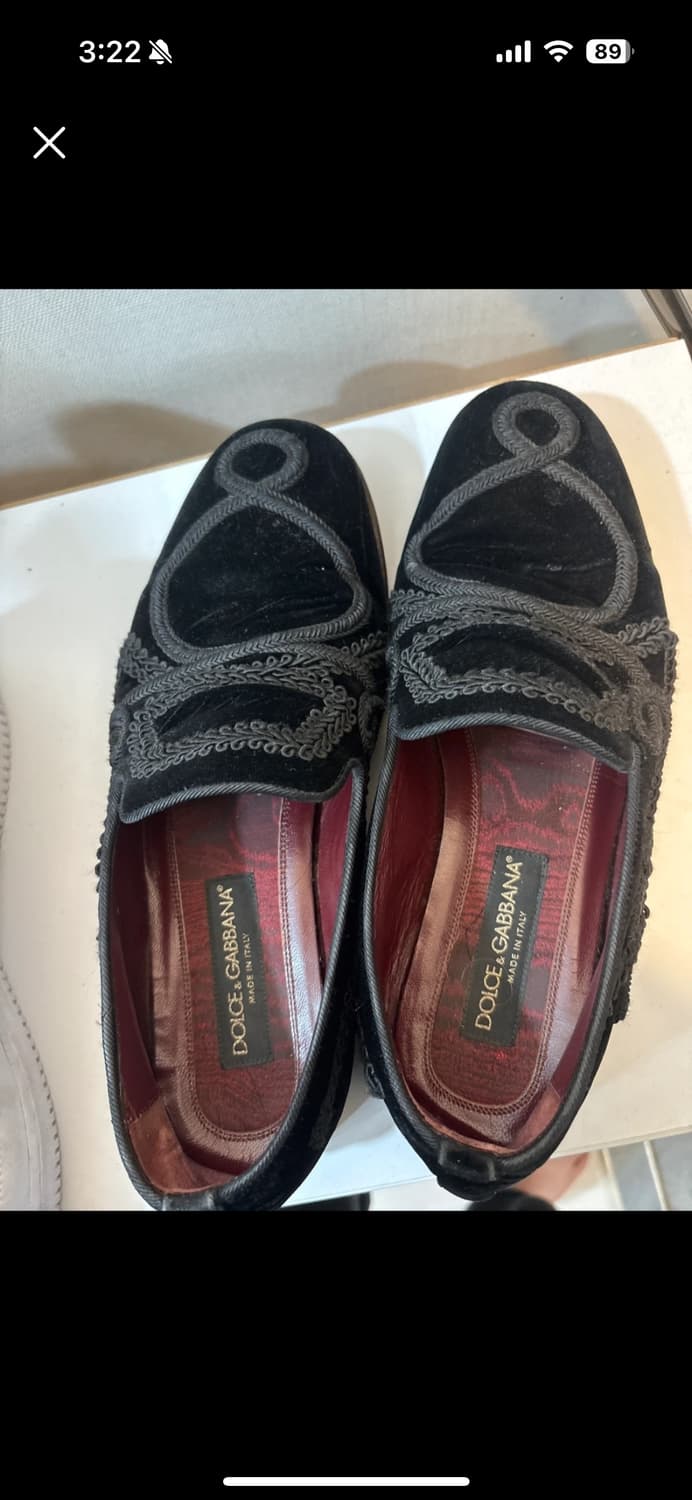 돌체앤가바나 스웨이드 로퍼 보트화 상품이미지1