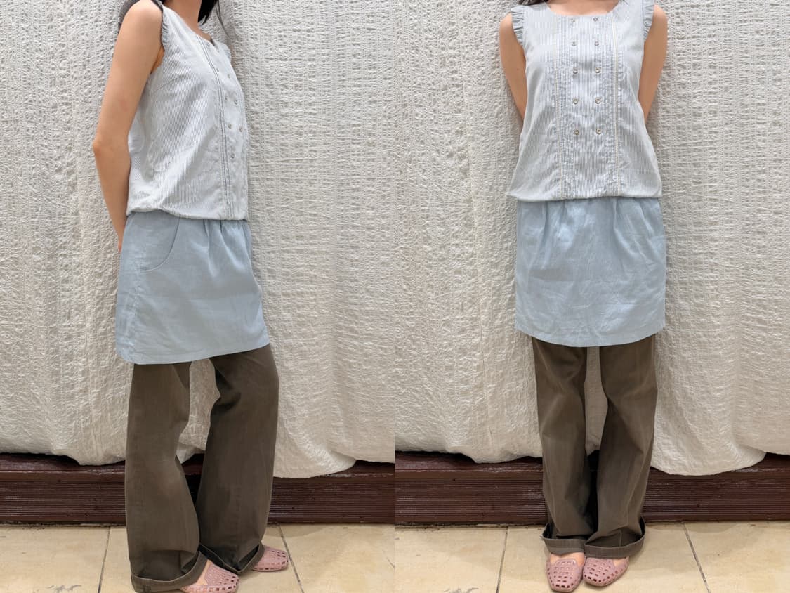 Cloud Stripe Tunic Dress 상품이미지7