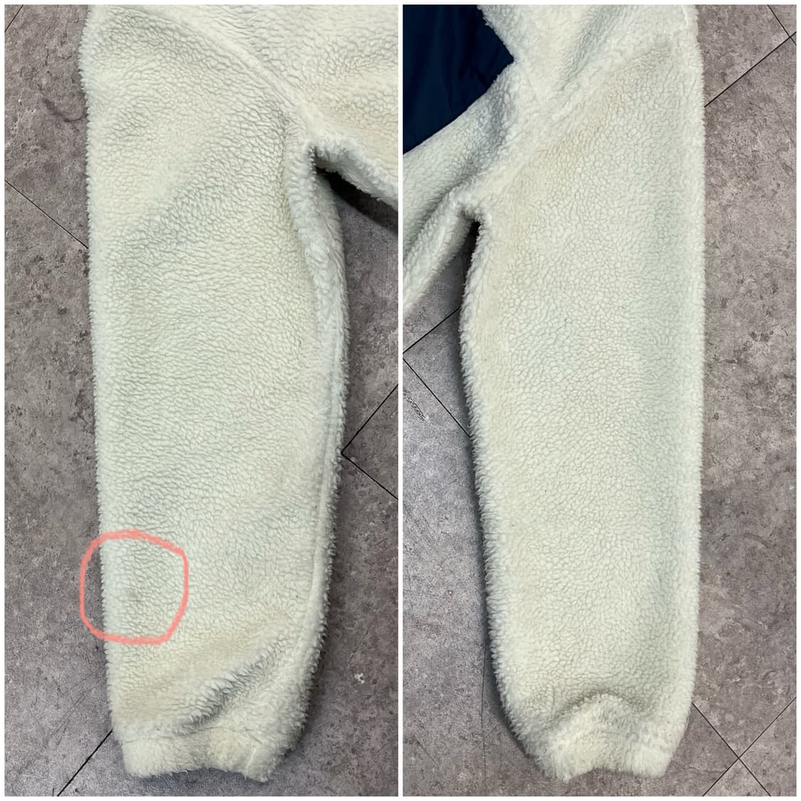 브라운 브레스 플리스 자켓 화이트 XL #csz2484 상품이미지7