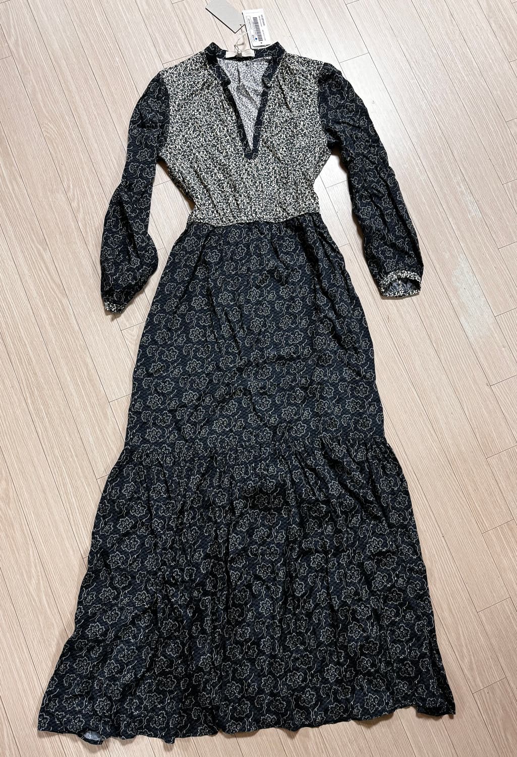 55 55반 새상품 바네사브루노 정가84만 에스닉 롱원피스 이로 짐머만 상품이미지6