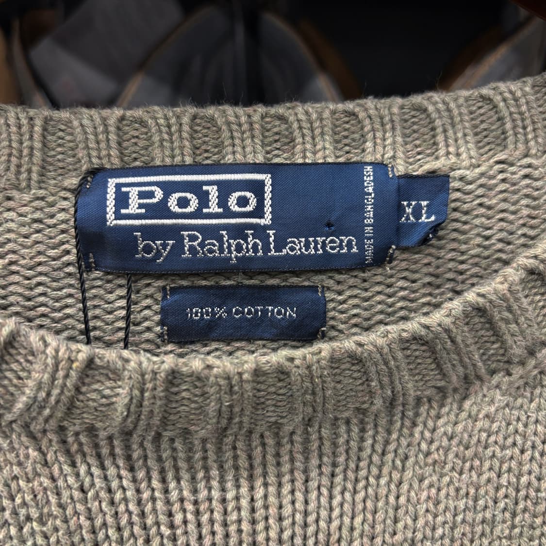 00s 폴로 랄프로렌 크루넥 보카시 코튼니트 민트 포니자수 N519 상품이미지6