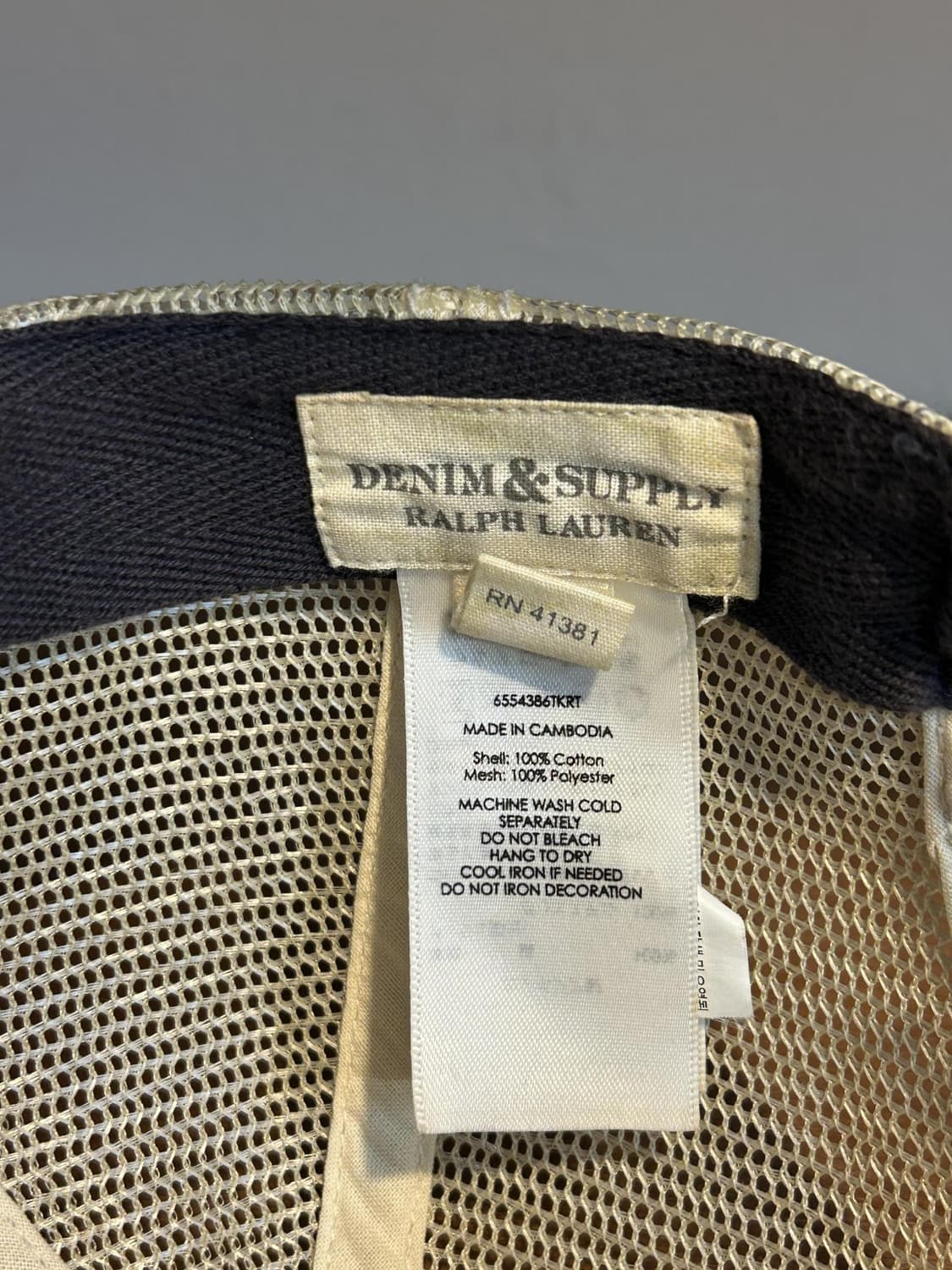 데님앤서플라이 랄프 로렌 메쉬 트러커 캡 상품이미지6