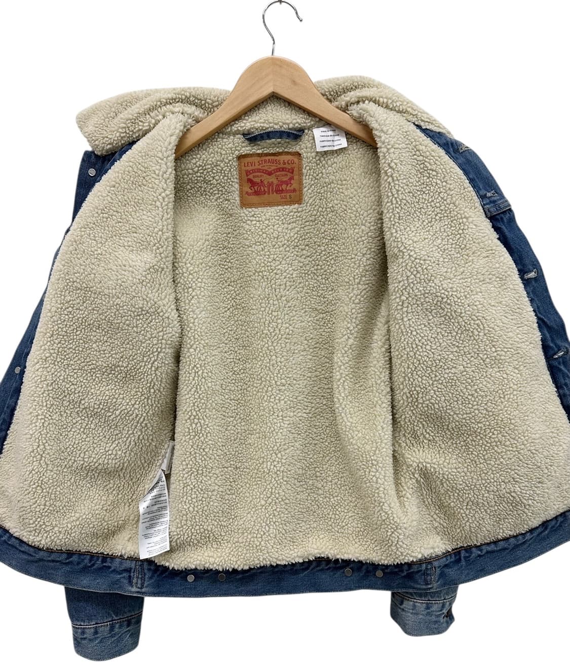 리바이스 쉐르파 데님자켓 청자켓 (S) 상품이미지8