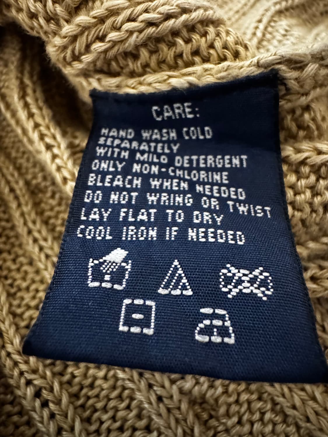 랄프로렌 딥브이넥 린넨 니트 상품이미지3